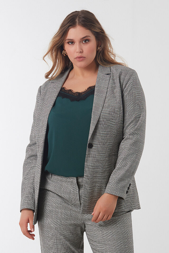 Veste blazer prince de Galles image number 5