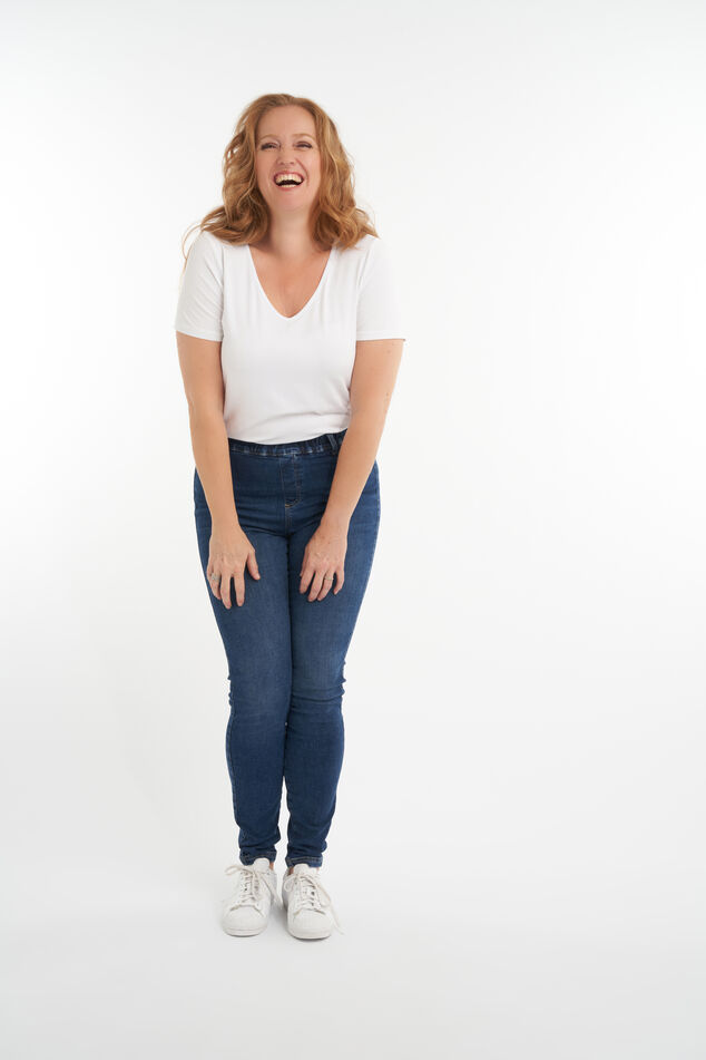 Tregging slim fit 34 inch POPPY  image number 6