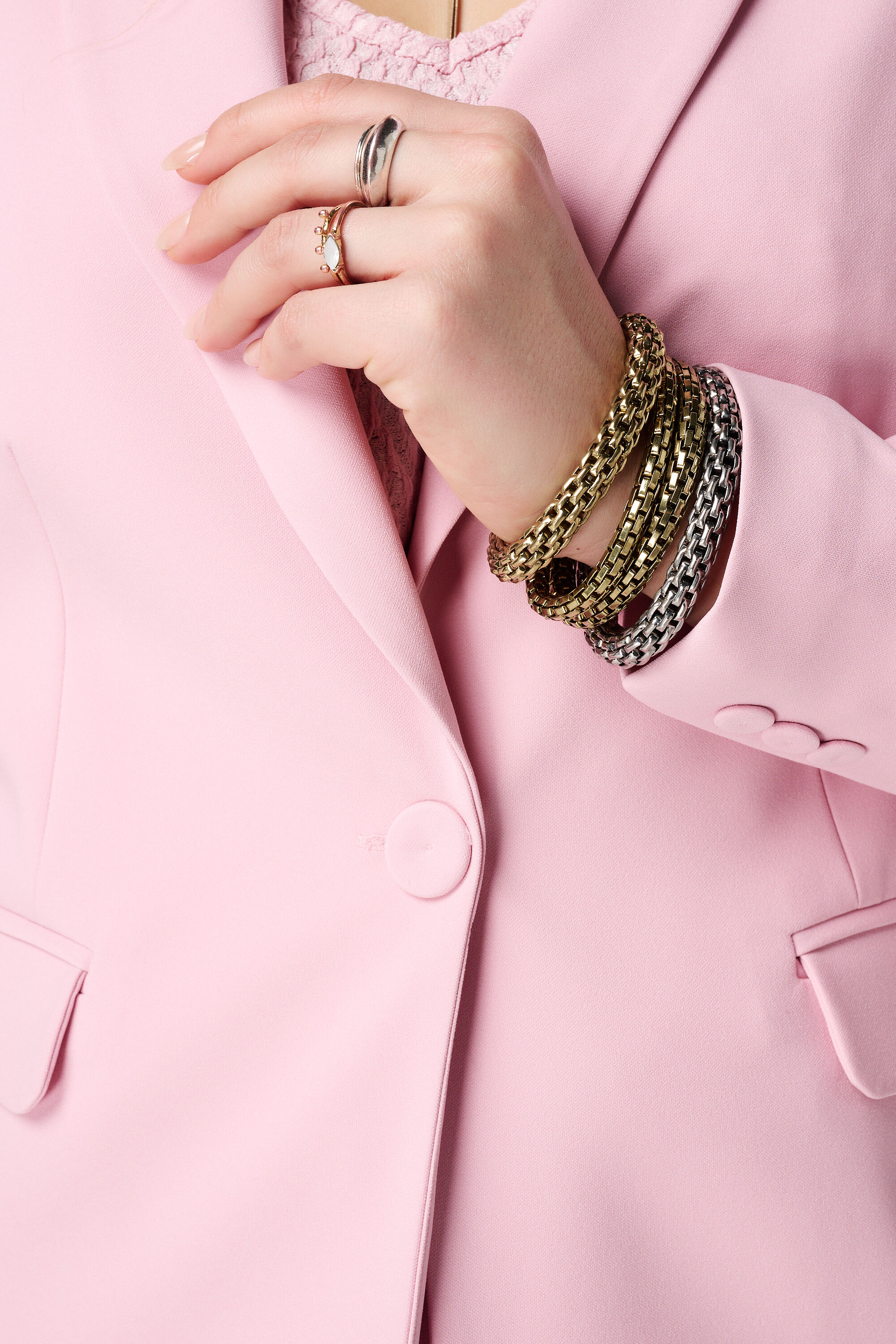 Veste blazer &agrave; un bouton image number 6