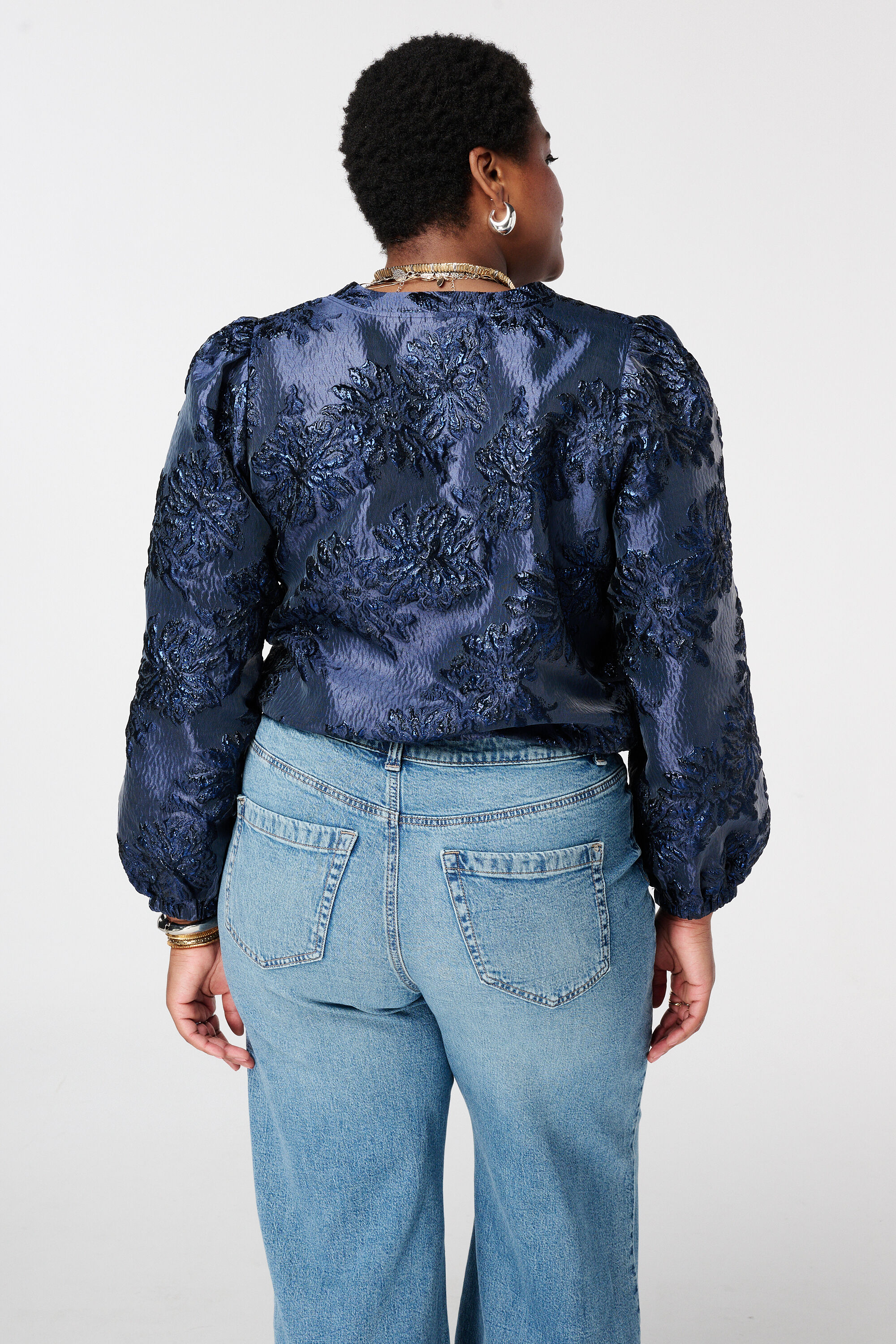 Blouson bomber en jacquard image number 3