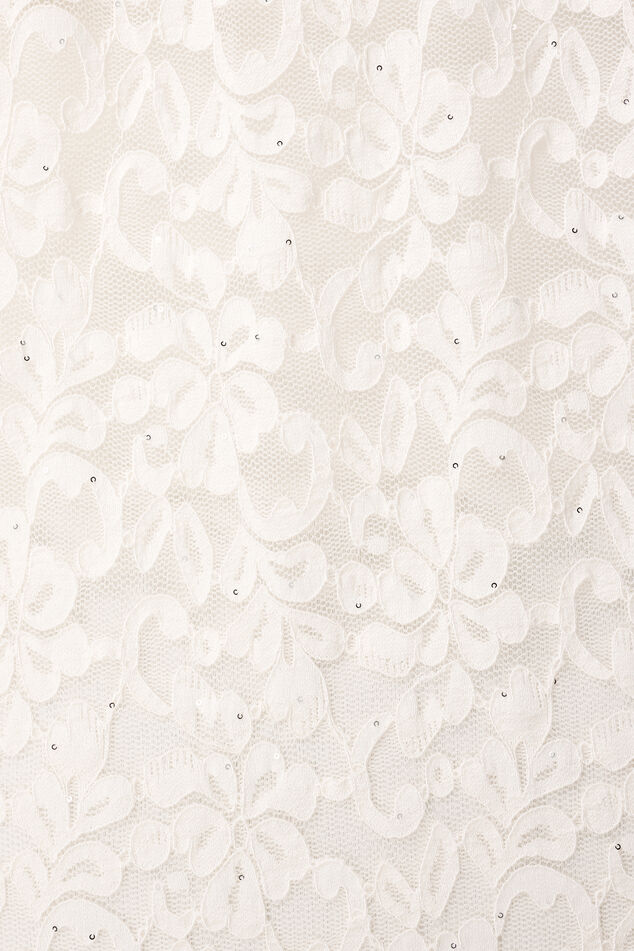 Top avec dentelle et paillettes image number 6