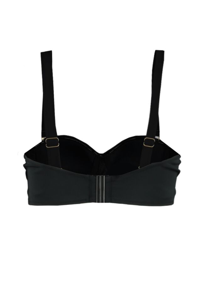 MS Mode haut de bikini couleur unie image number 2