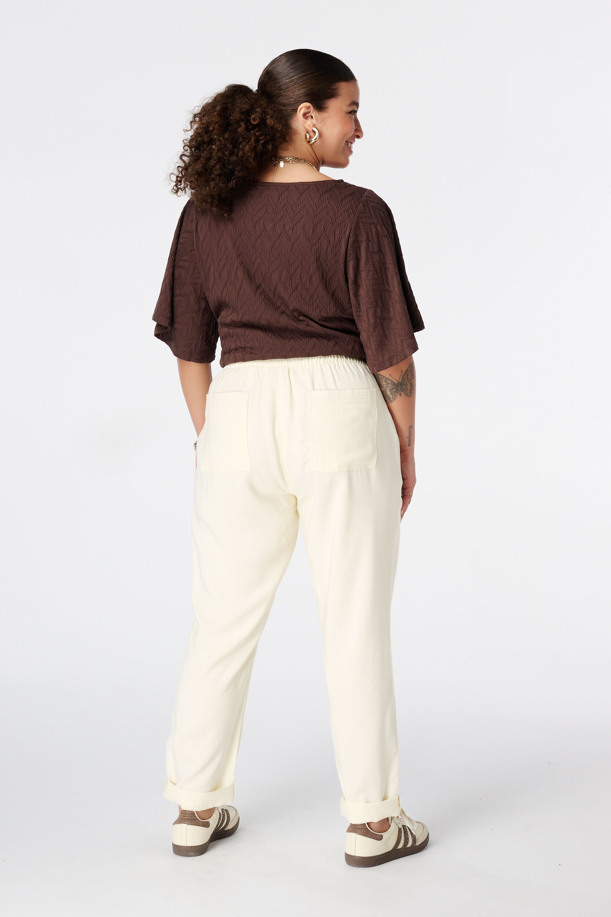 Pantalon &agrave; taille &eacute;lastique image number 3