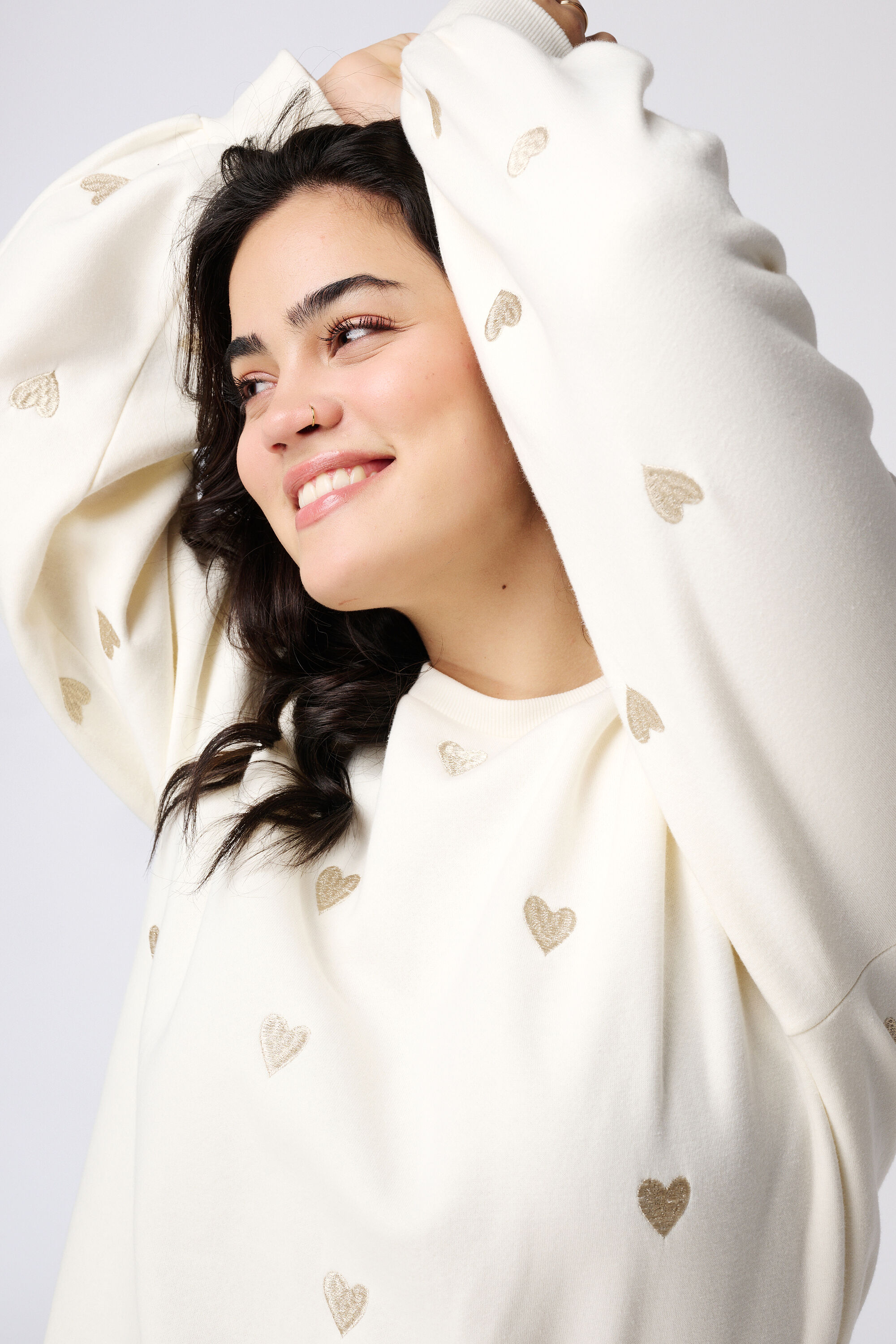 Pull avec c&oelig;urs image number 4