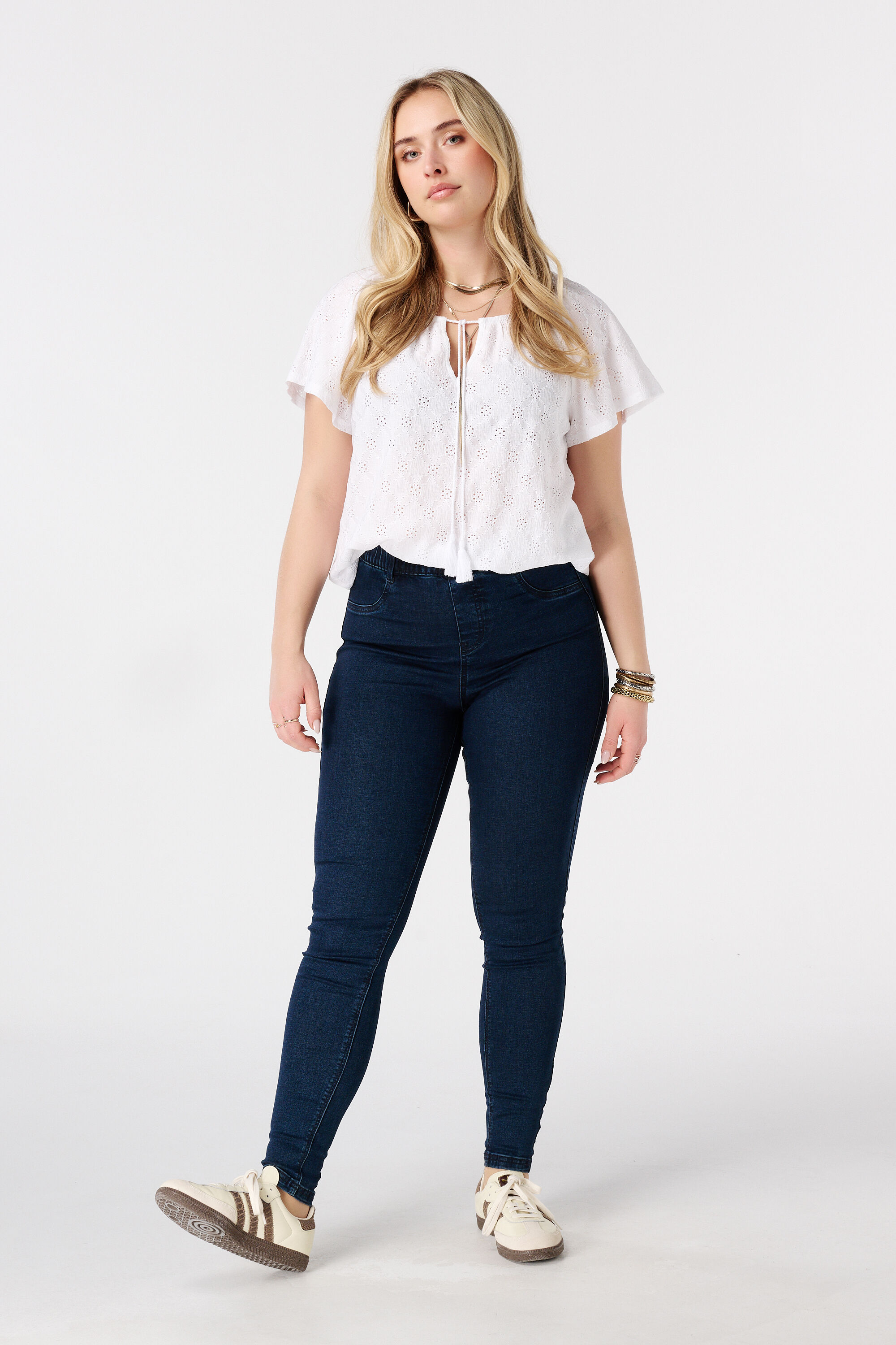 Tregging aspect denim