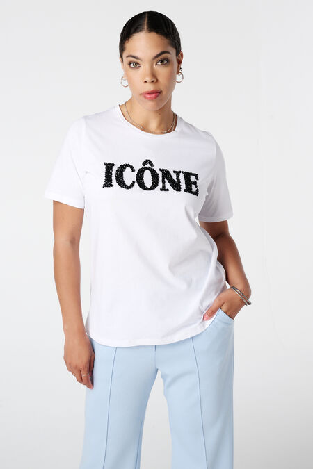 T-shirt avec inscription  T-shirt avec inscription