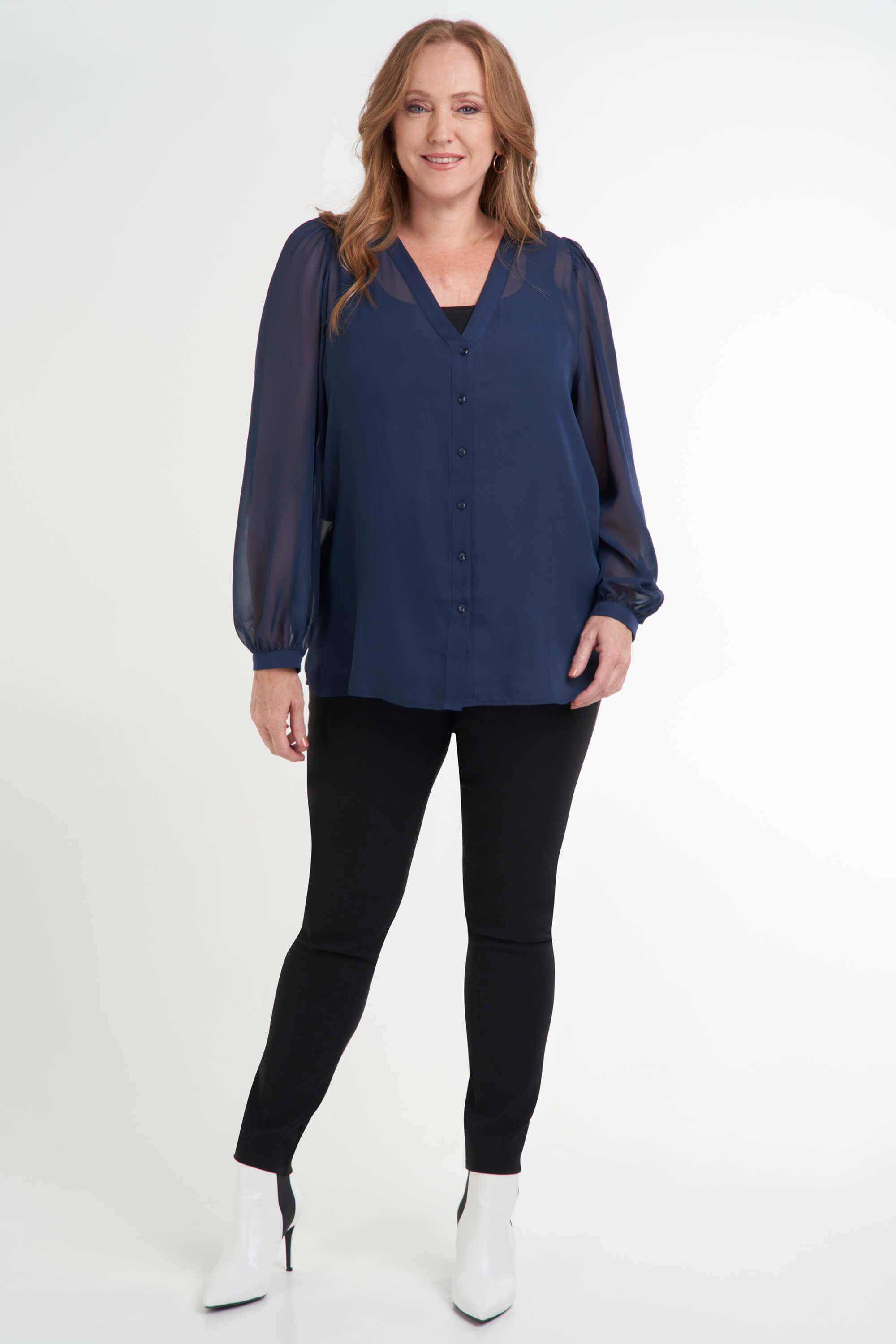 Chemisier en mousseline de soie image number 5