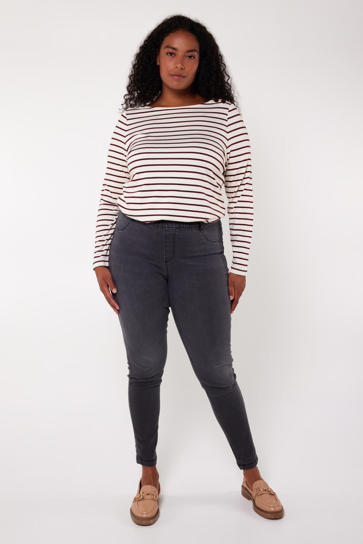 Femmes Tregging slim fit 32 inch POPPY Noir MS Mode