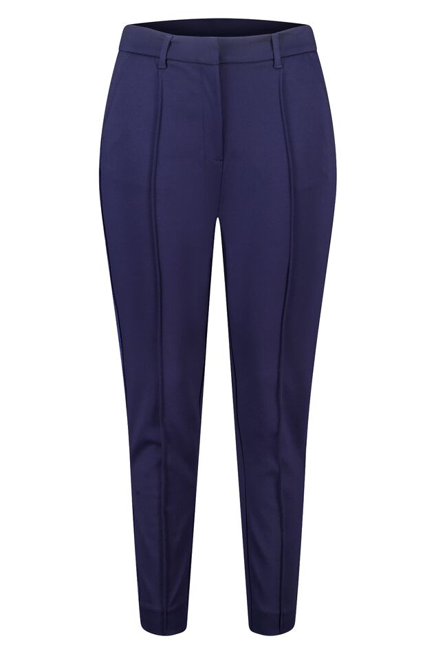 Pantalon fuselé avec passepoil sur le côté image number 1