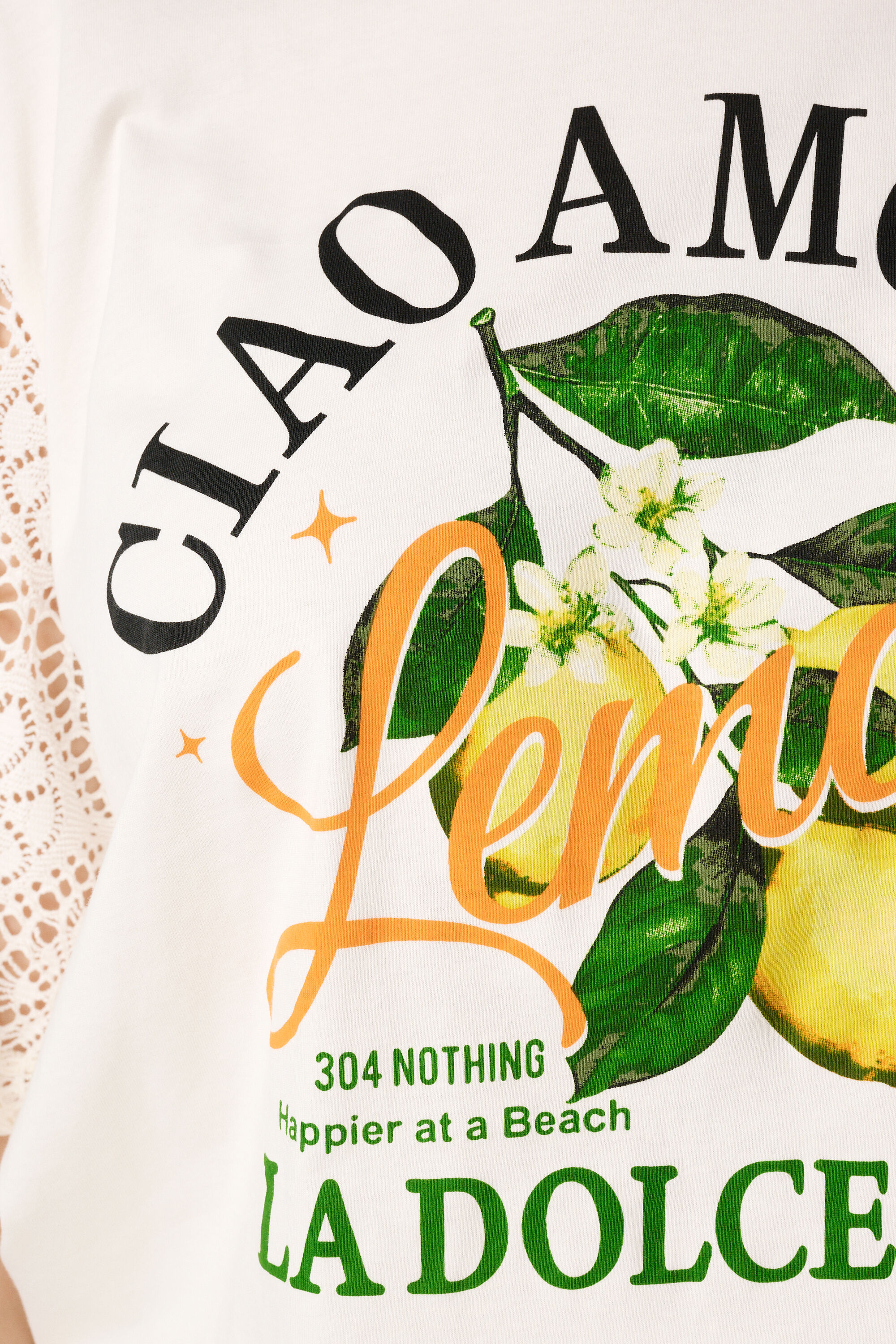 T-shirt avec imprim&eacute; citron image number 6