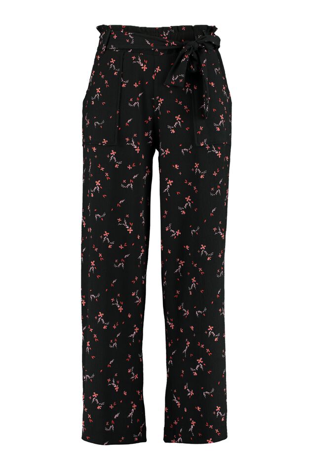 Pantalon large avec ceinture image number 2