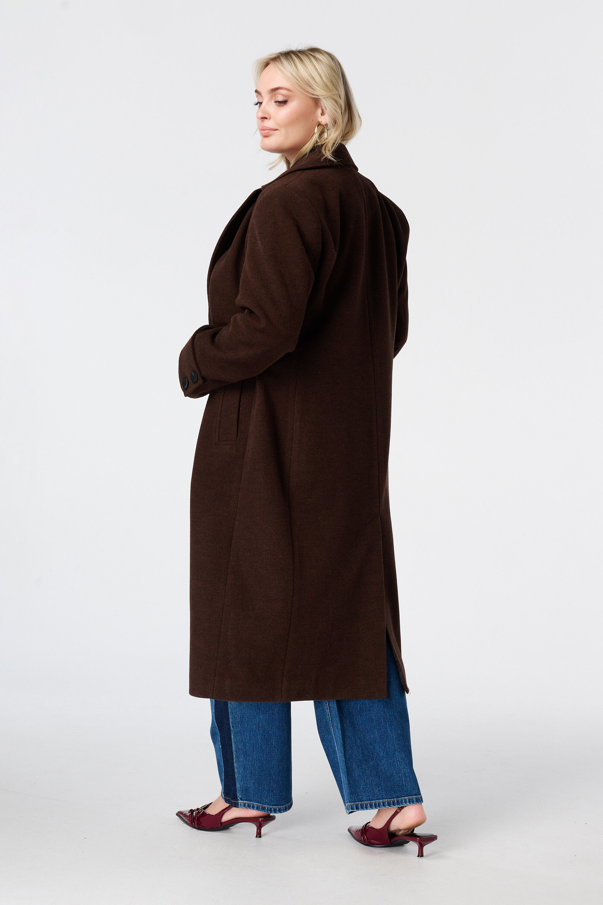 Manteau &agrave; fermeture boutonn&eacute;e image number 3