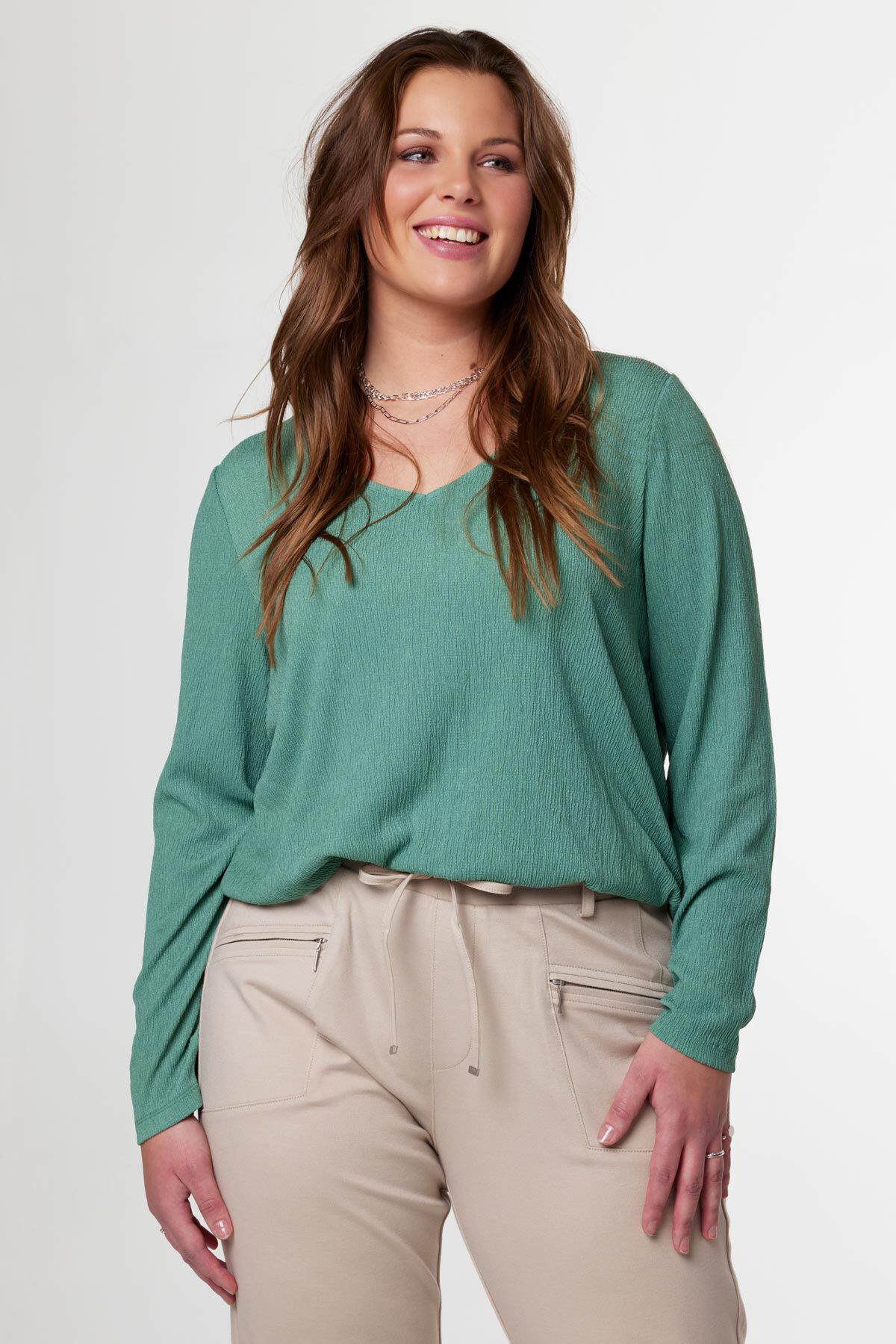 Top avec structure dans le tissu image number 5