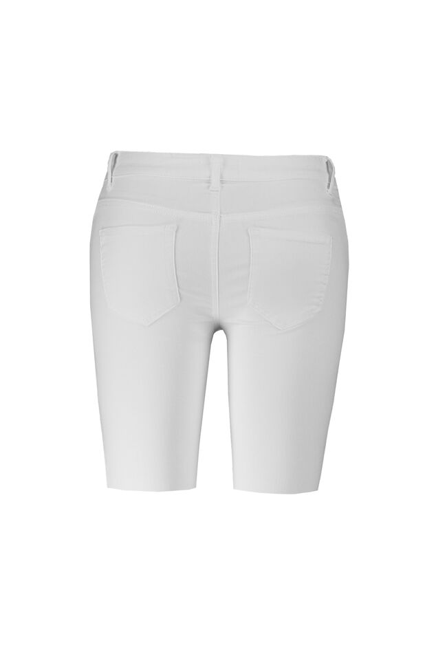 Shorts style motard en denim  image number 2