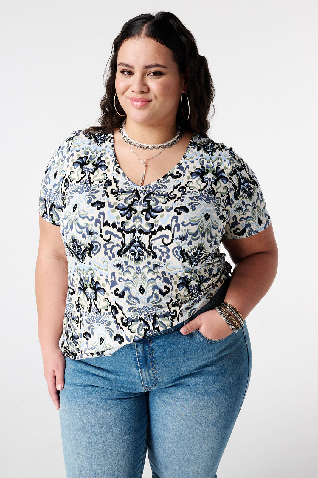 T-shirt avec imprim&eacute;