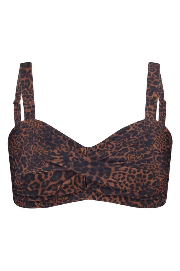 Haut de bikini imprimé panthère image number 3