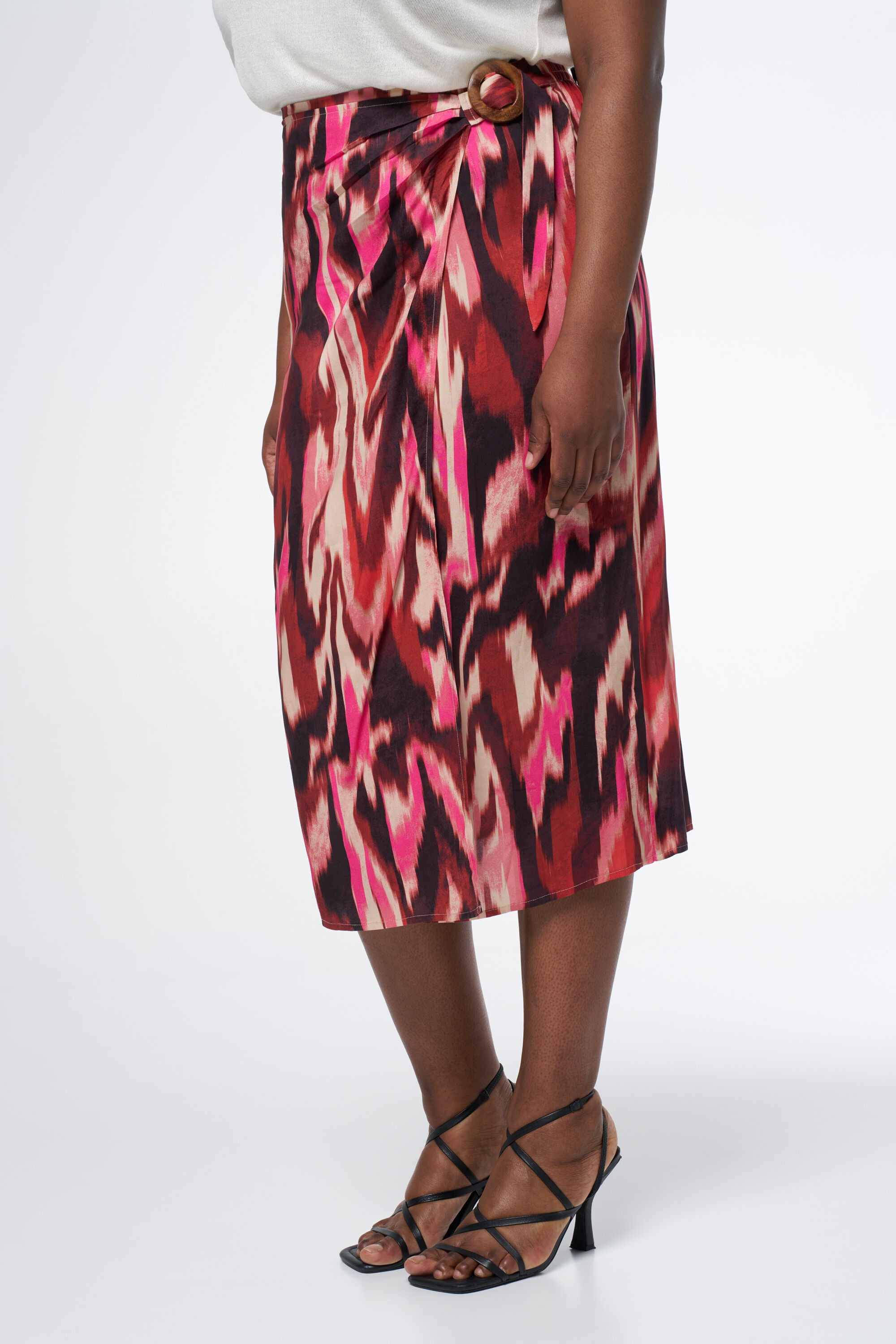 Jupe midi imprimée hot sale