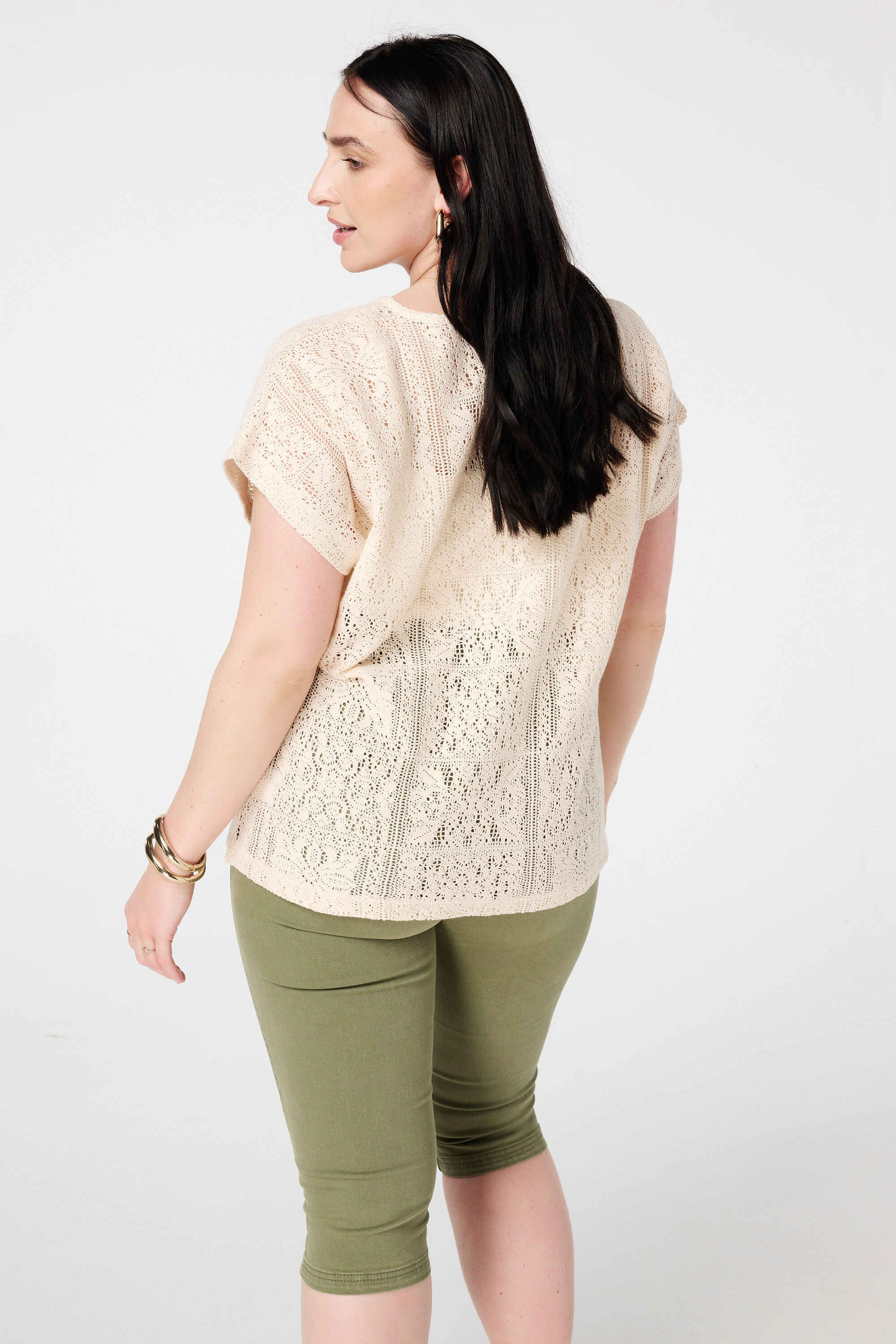 Top avec motif ajour&eacute; image number 3