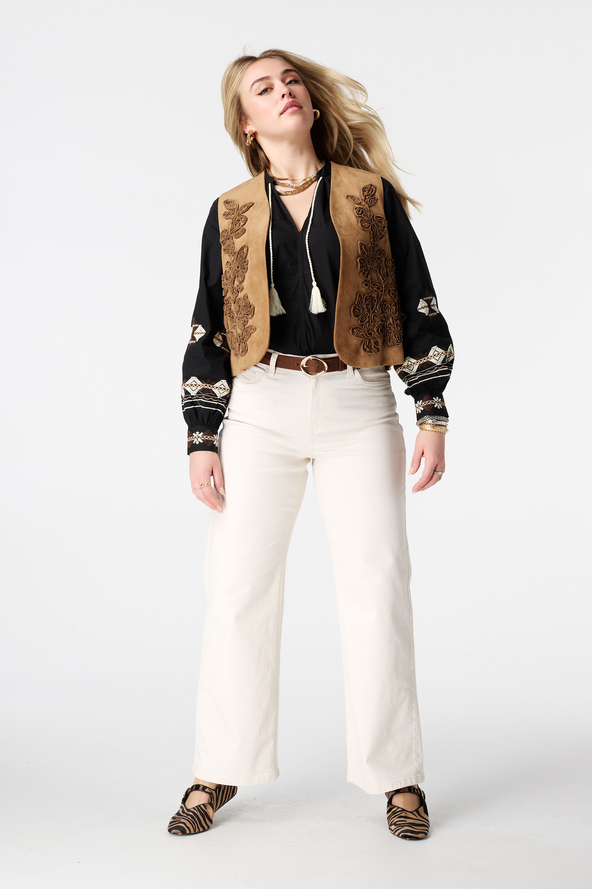 Blouse avec broderie image number 5