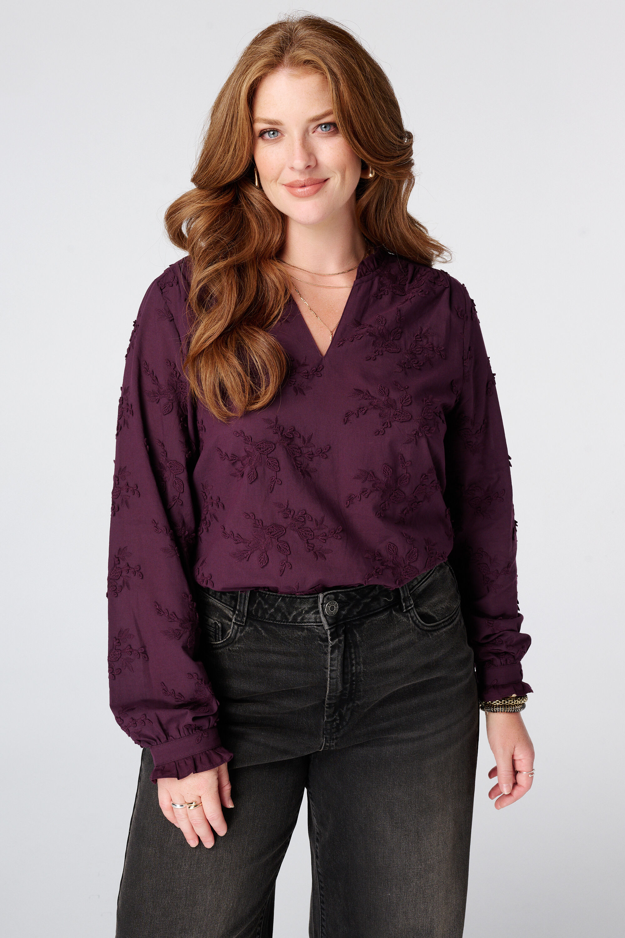 Blouse avec broderies image number 0