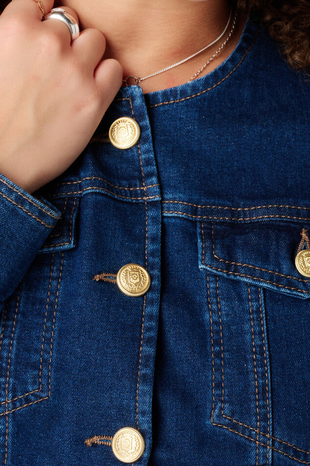 Veste en jean ajustée image number 6