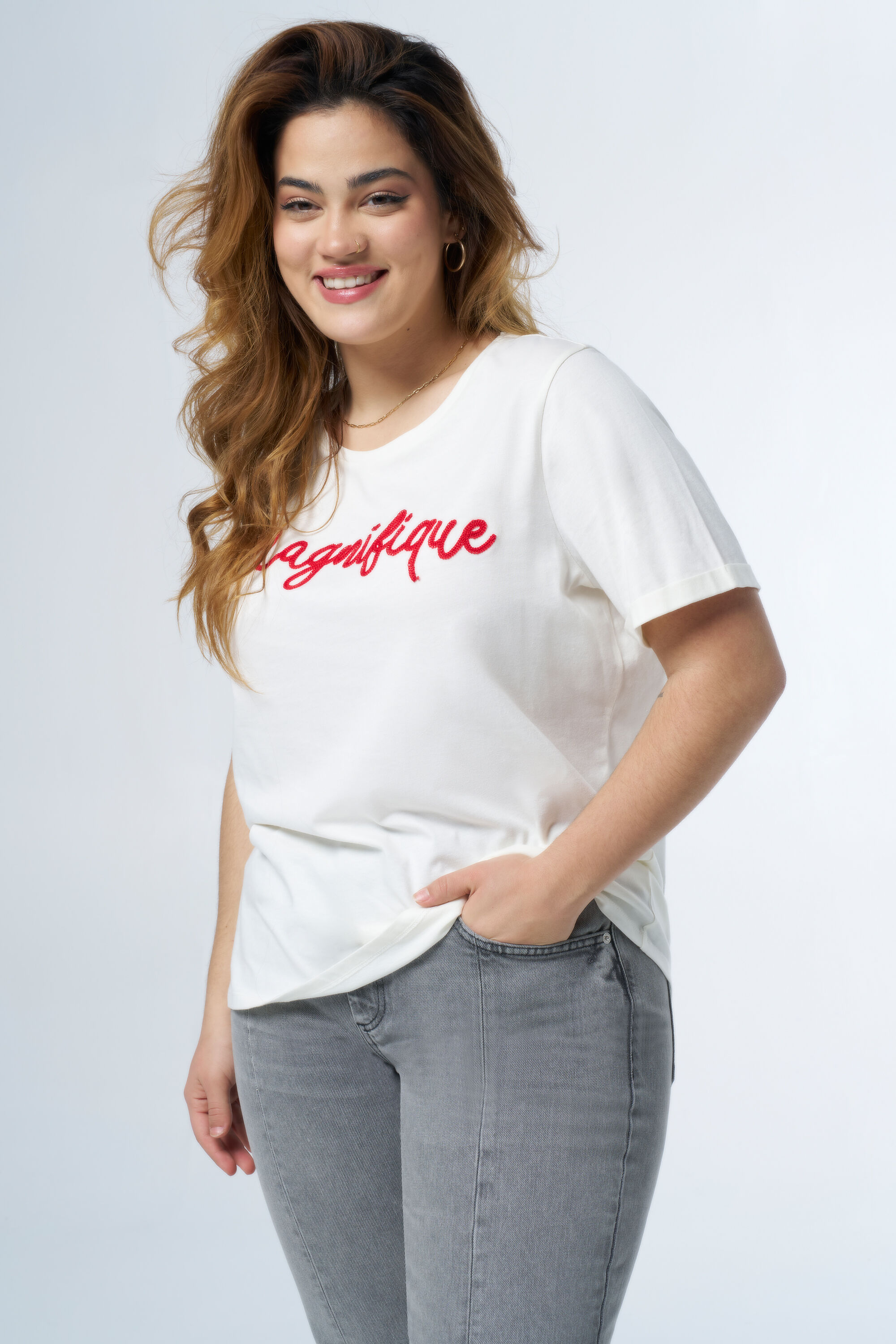 T-shirt avec inscription  image number 5