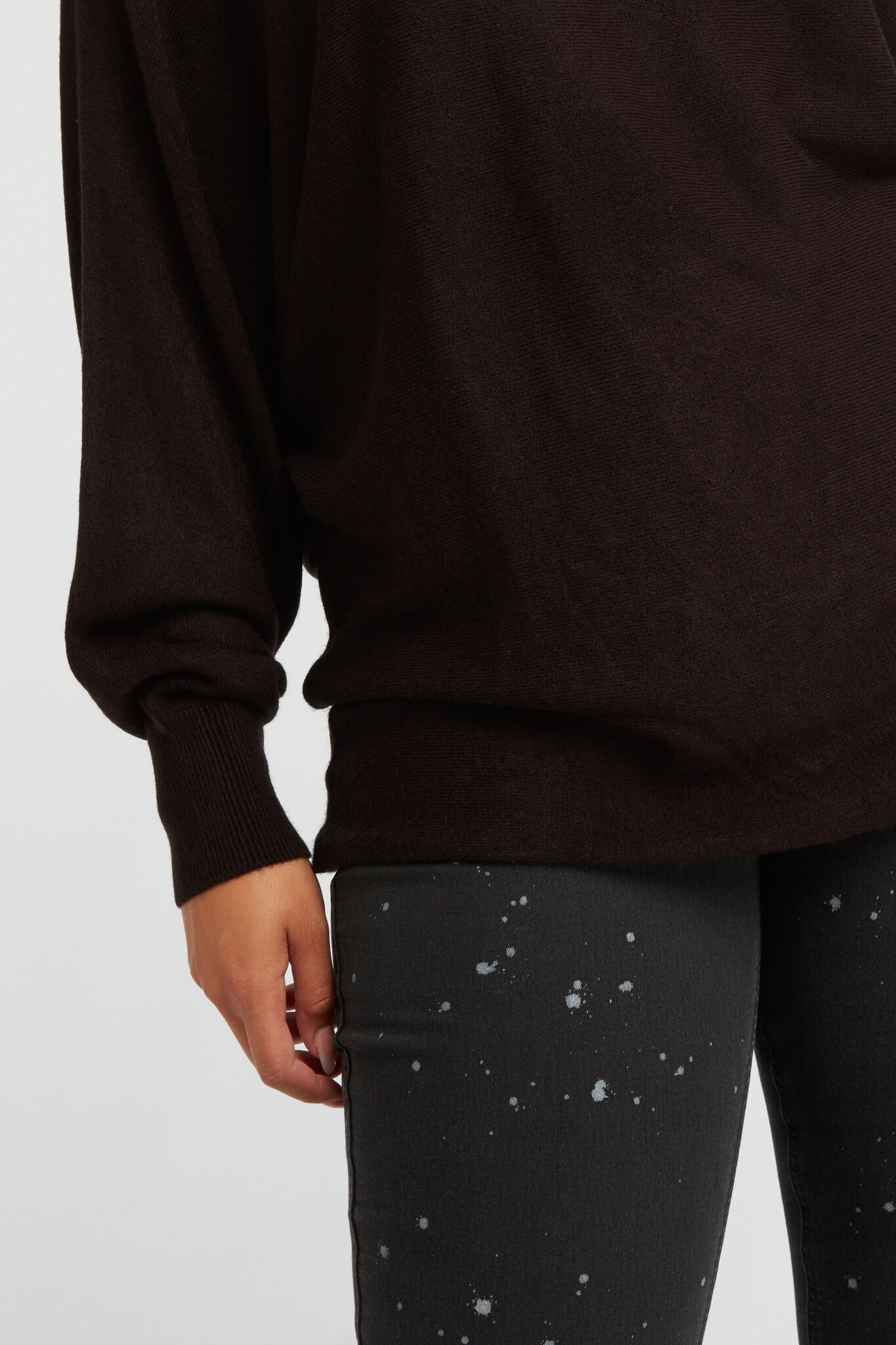 Pull-over &agrave; manches chauve-souris image number 5