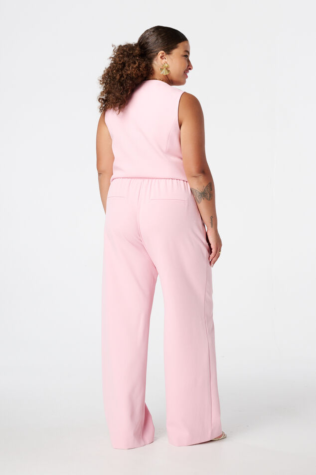 Pantalon avec taille élastiquée image number 3