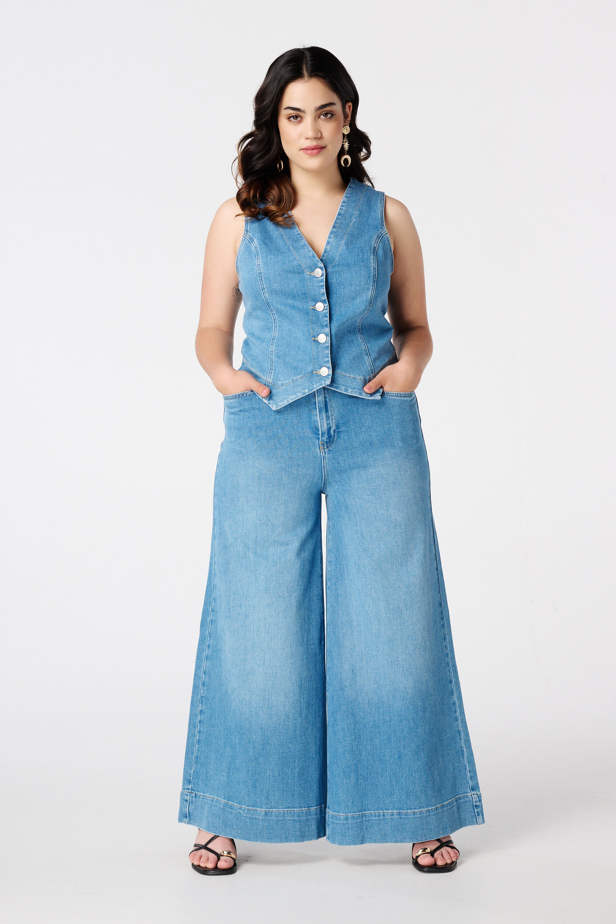 Gilet en denim image number 5