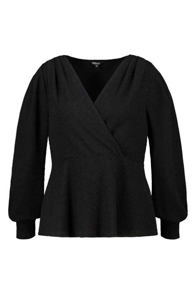 Top pailleté à effet cache-cœur image number 1