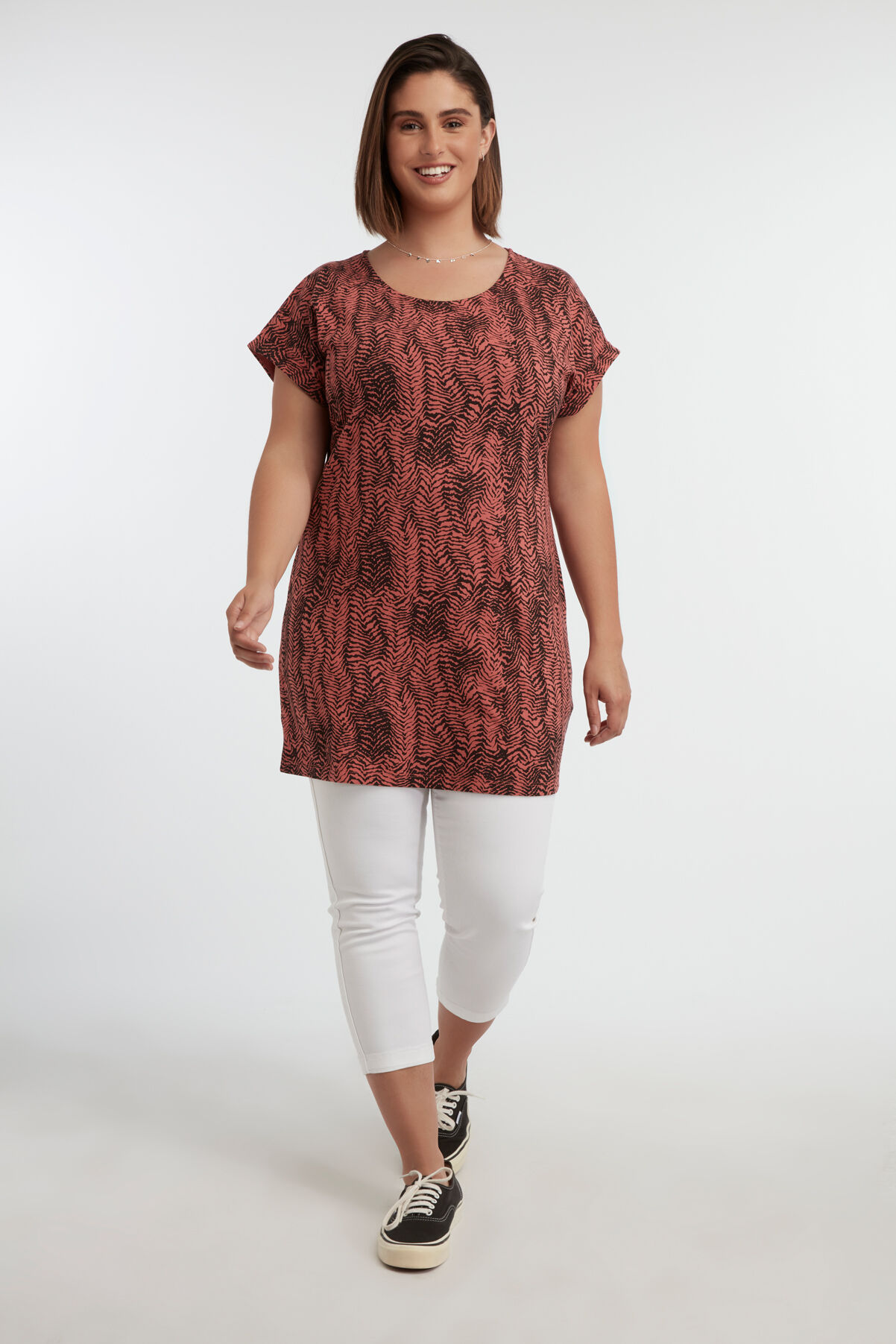 T-shirt long imprim&eacute; image number 3