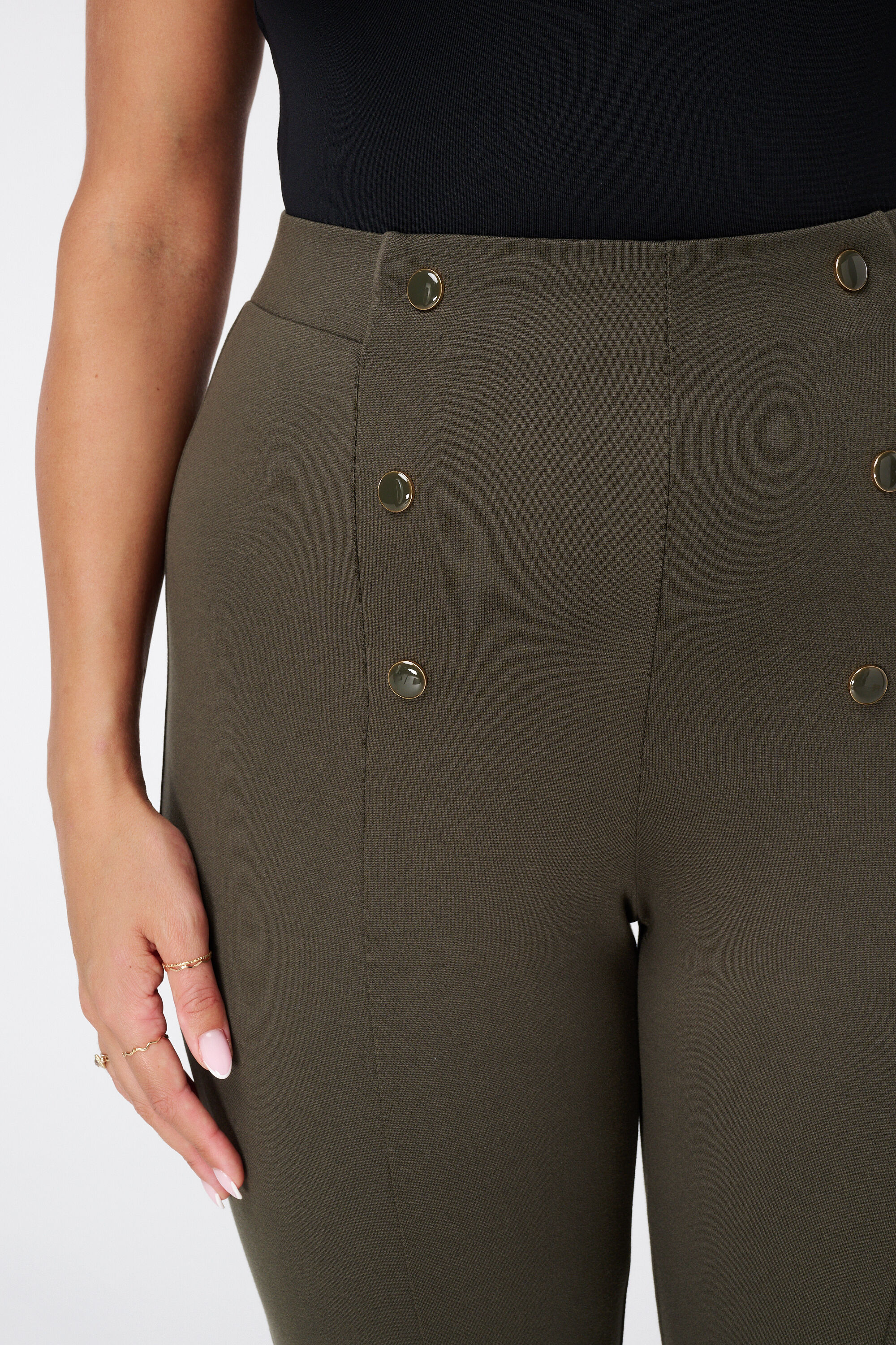 Tregging avec boutons d&eacute;coratifs image number 4