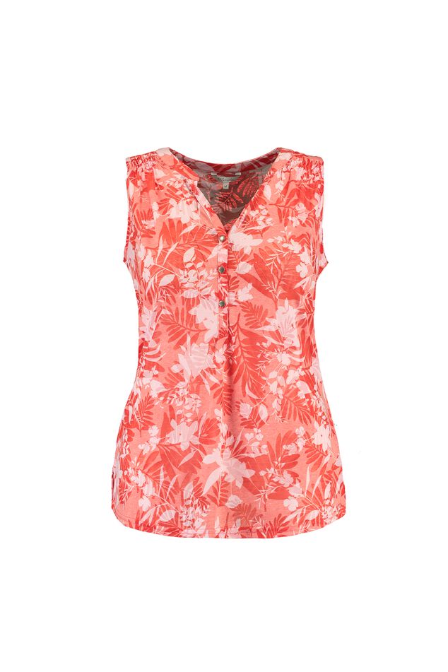 Haut sans manches avec effet délavé  image number 2