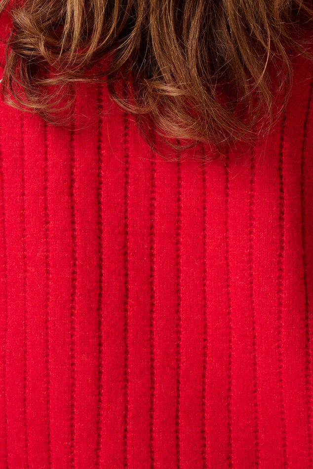 Pull finement tricoté avec motif image number 6