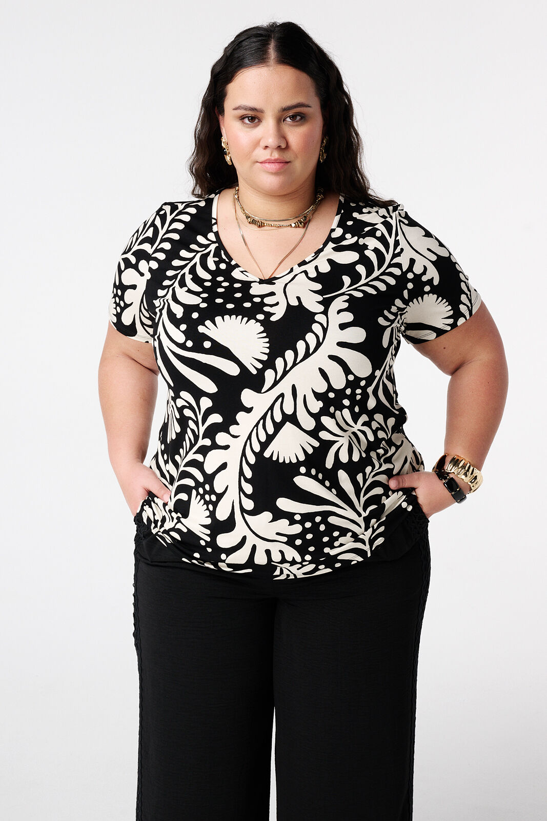 T-shirt avec imprim&eacute;