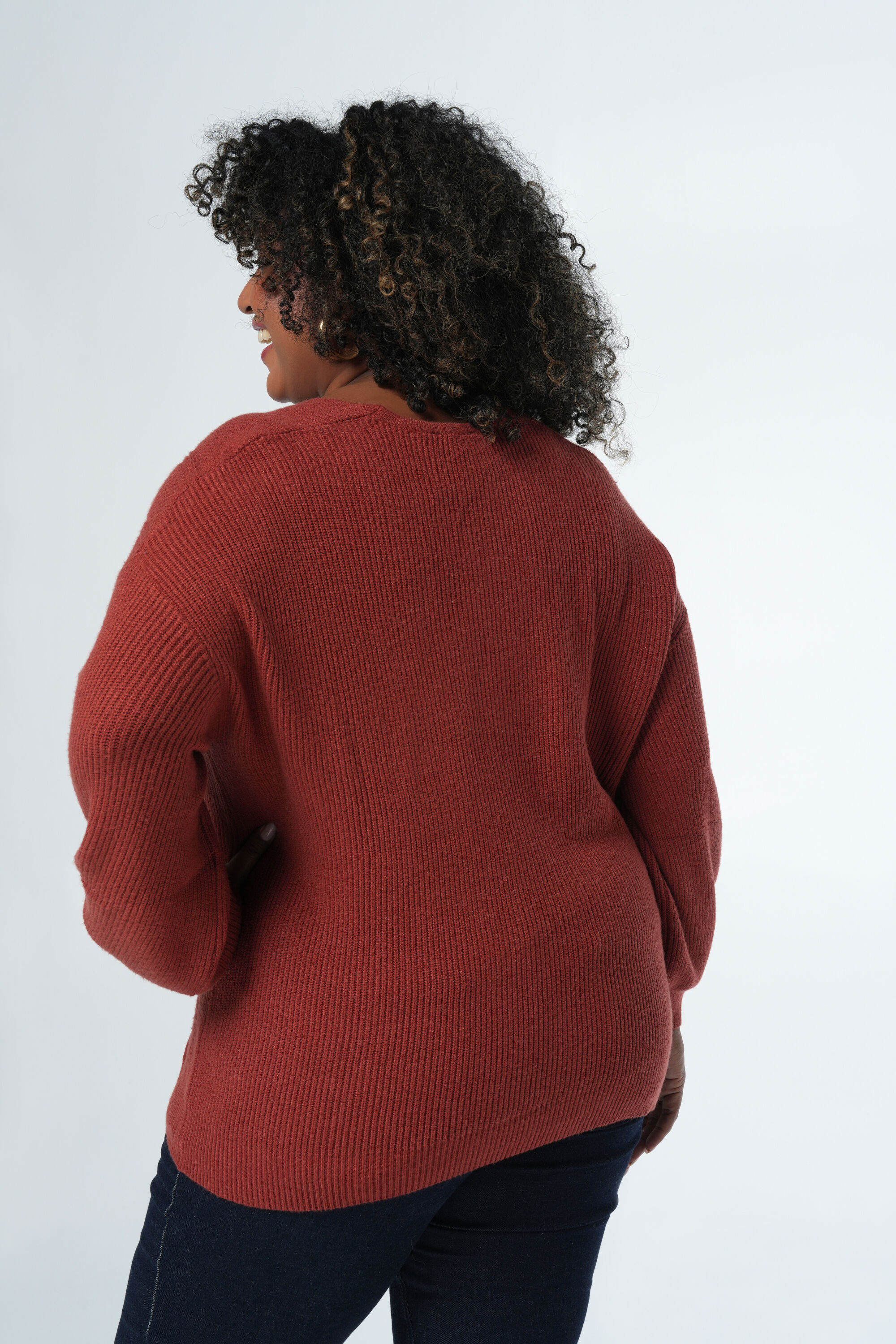 Pull avec col en V  image number 3