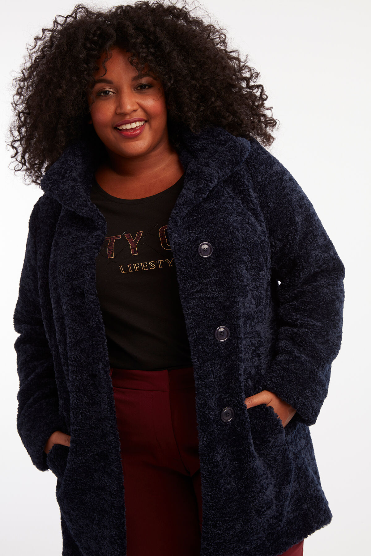 Manteau duveteux image number 5