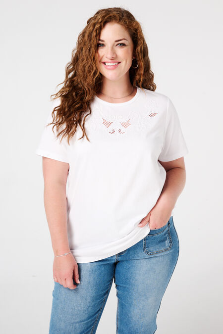 T-shirt avec broderie  T-shirt avec broderie
