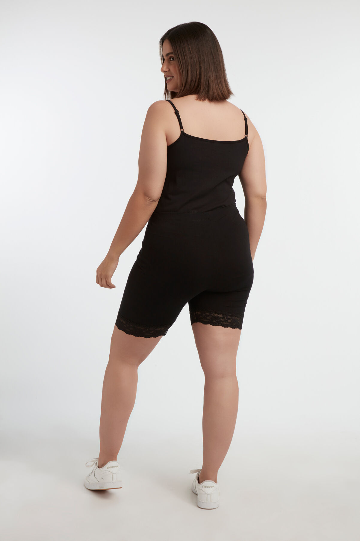 Legging court &agrave; dentelle image number 4