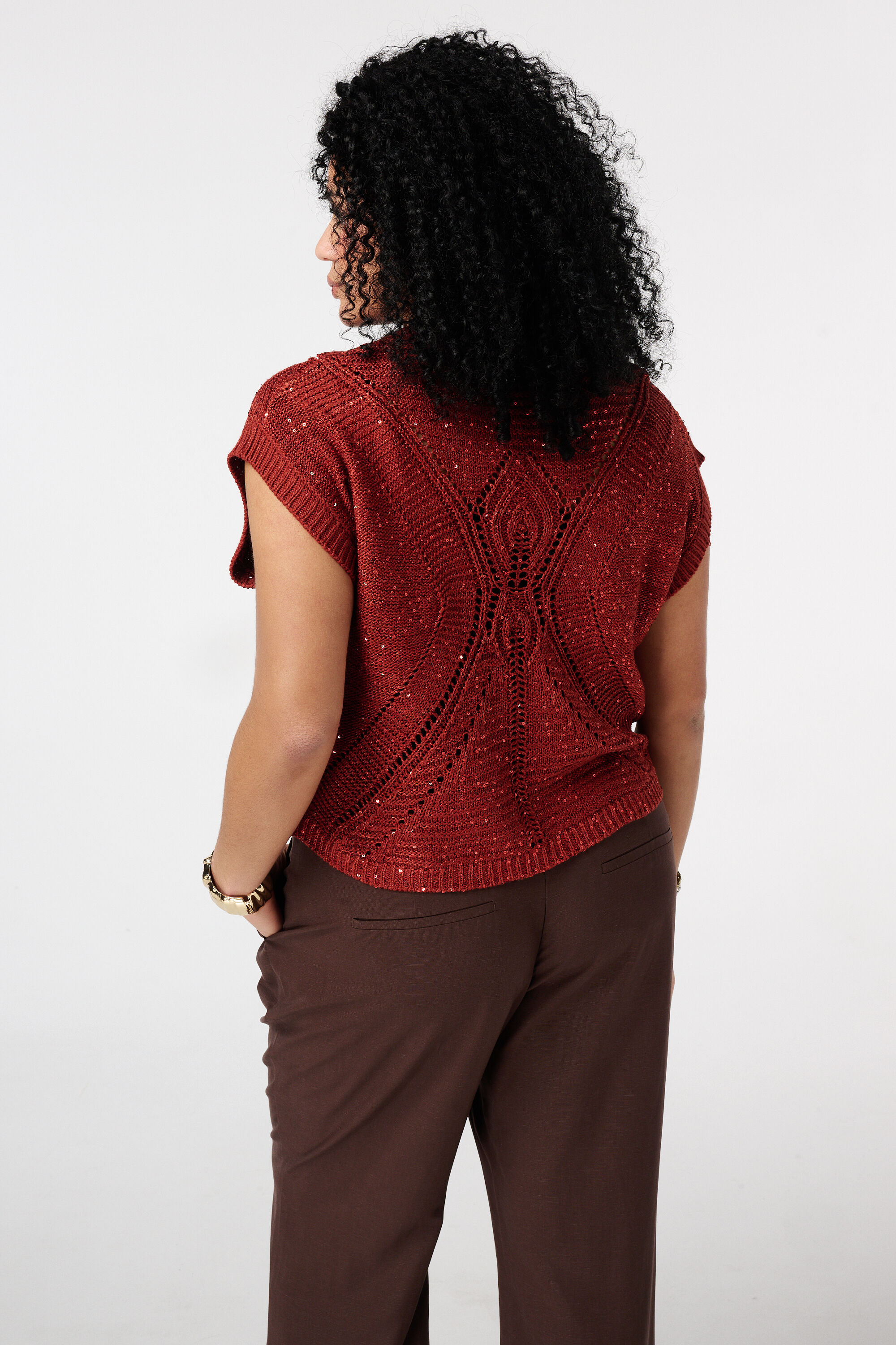Top crochet avec perles image number 3