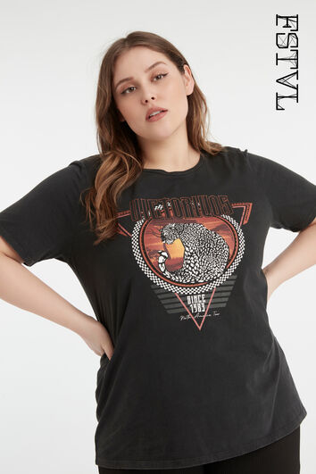 T-shirt avec imprim&eacute;