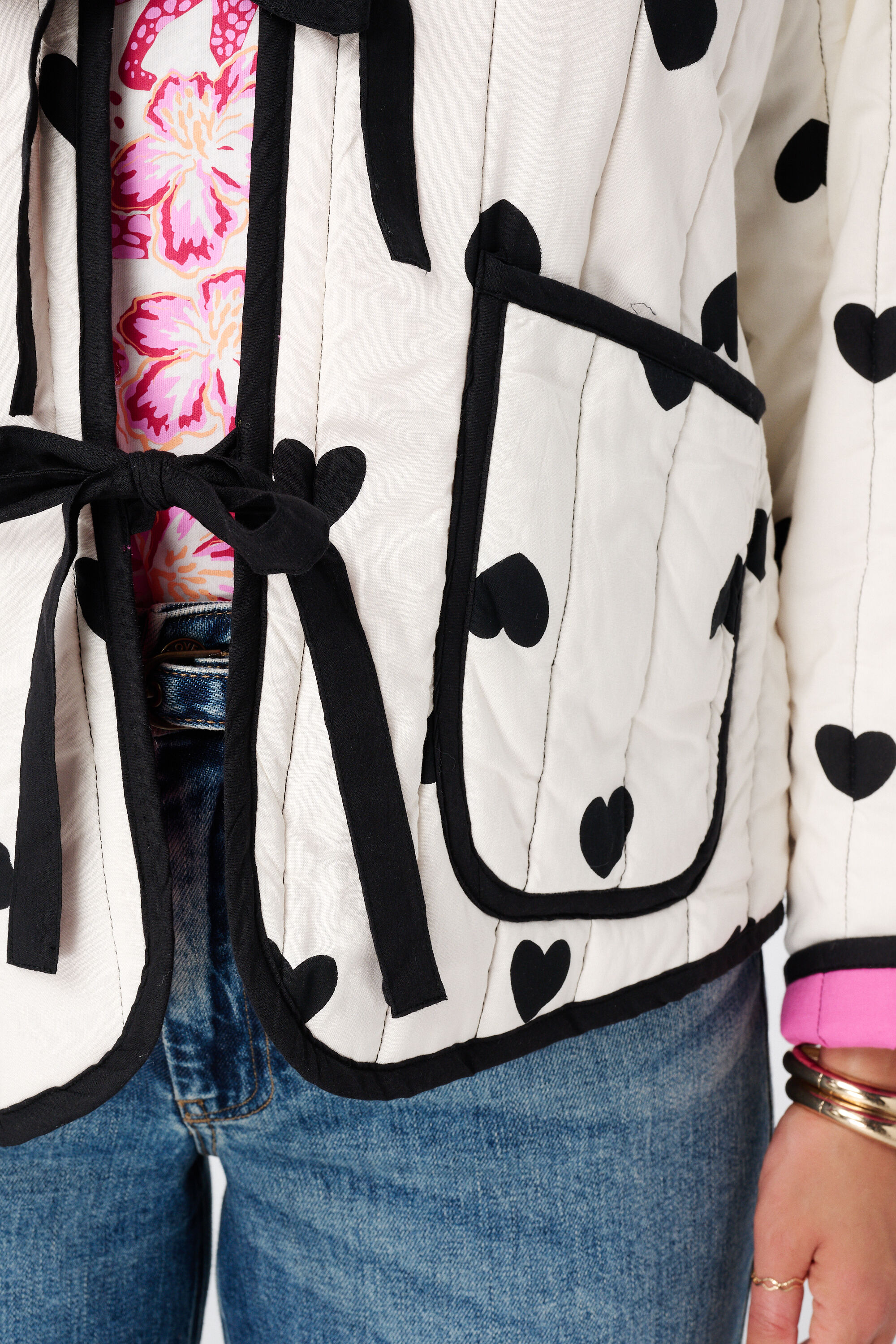 Veste r&eacute;versible avec imprim&eacute; image number 6