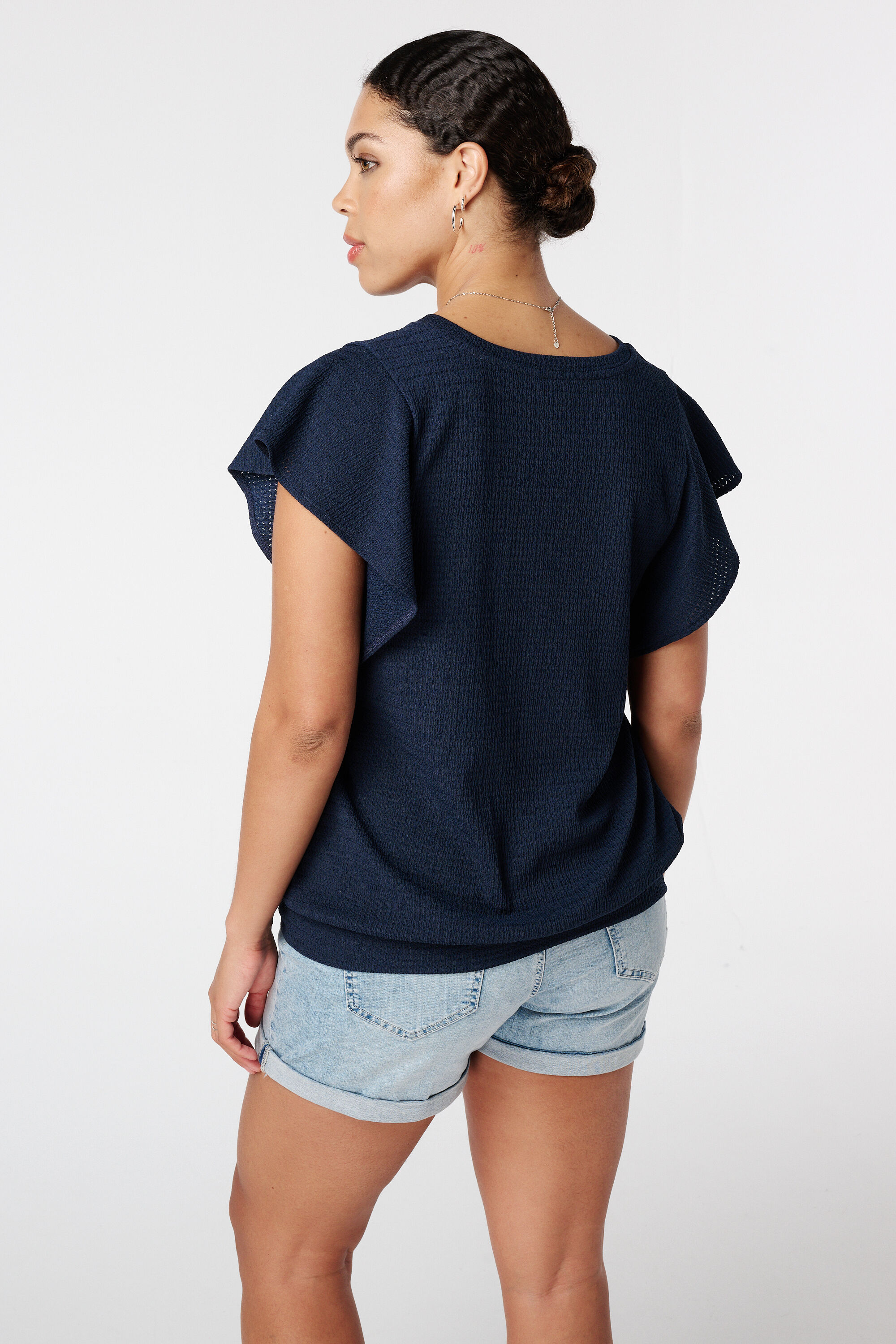 Haut avec manches papillon image number 3