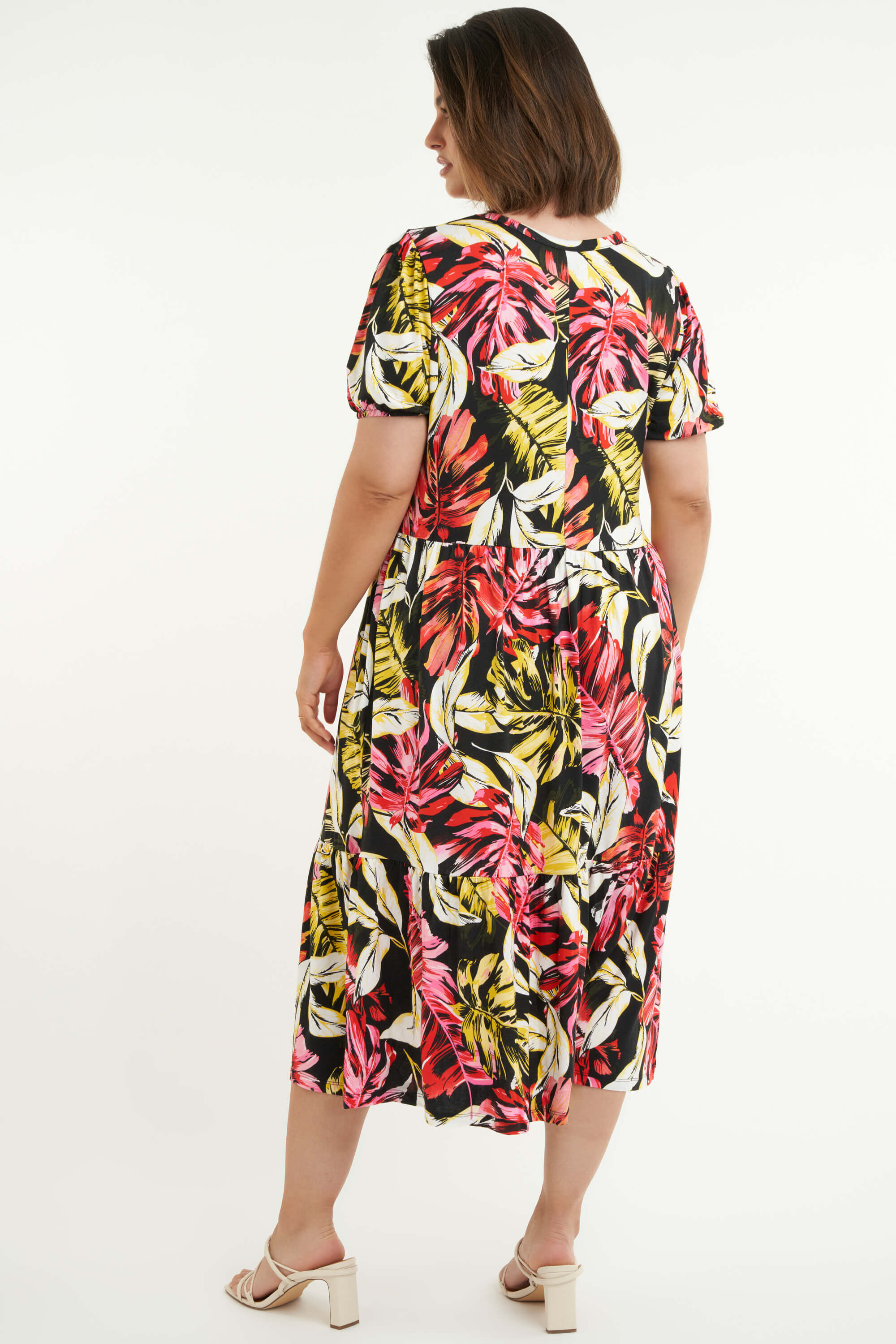 Longue robe &agrave; imprim&eacute;  image number 4