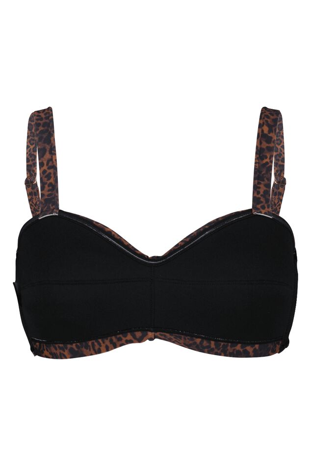 Haut de bikini imprimé panthère image number 4