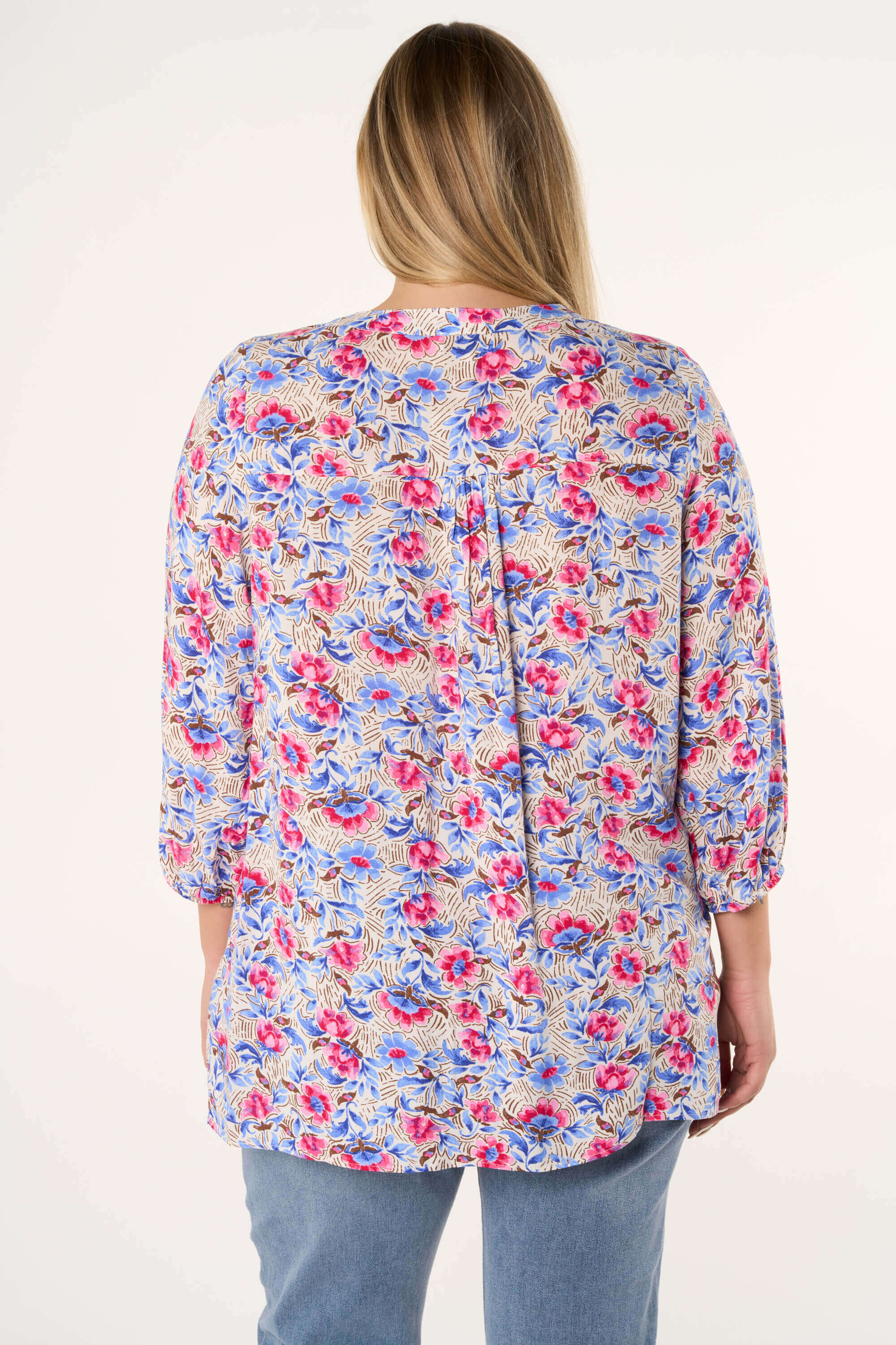 Chemisier &agrave; manches ballon image number 3