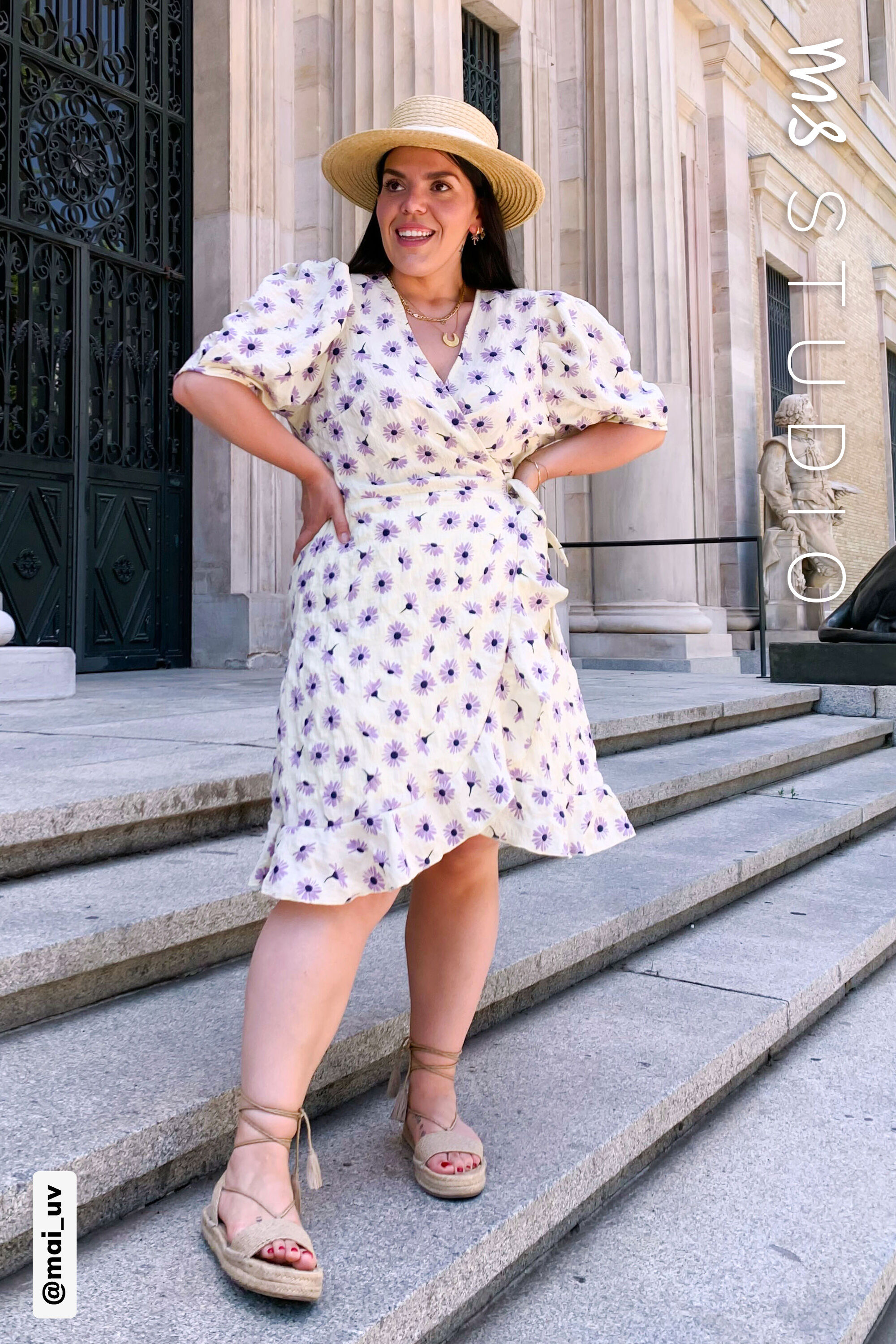 Robe portefeuille &agrave; imprim&eacute;