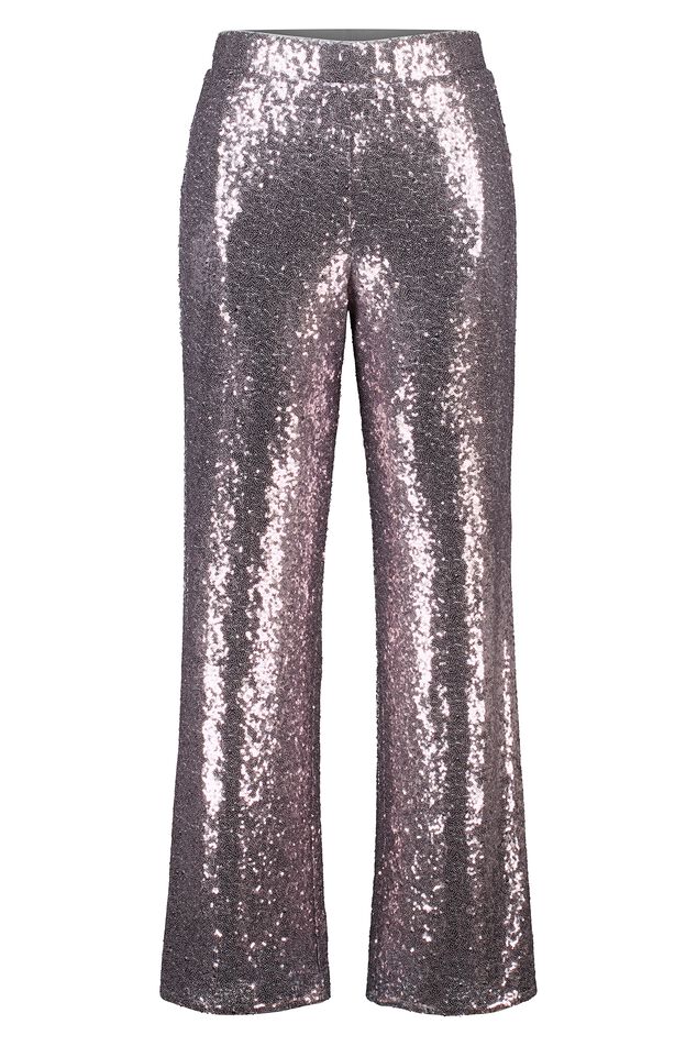 Pantalon large à paillettes image number 1