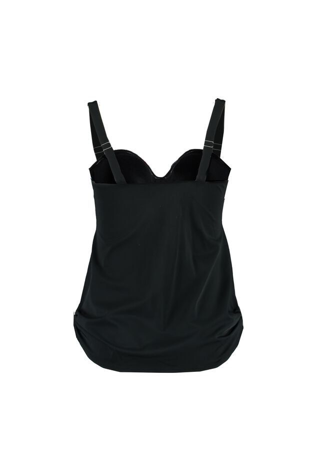 MS Mode haut tankini couleur unie image number 2
