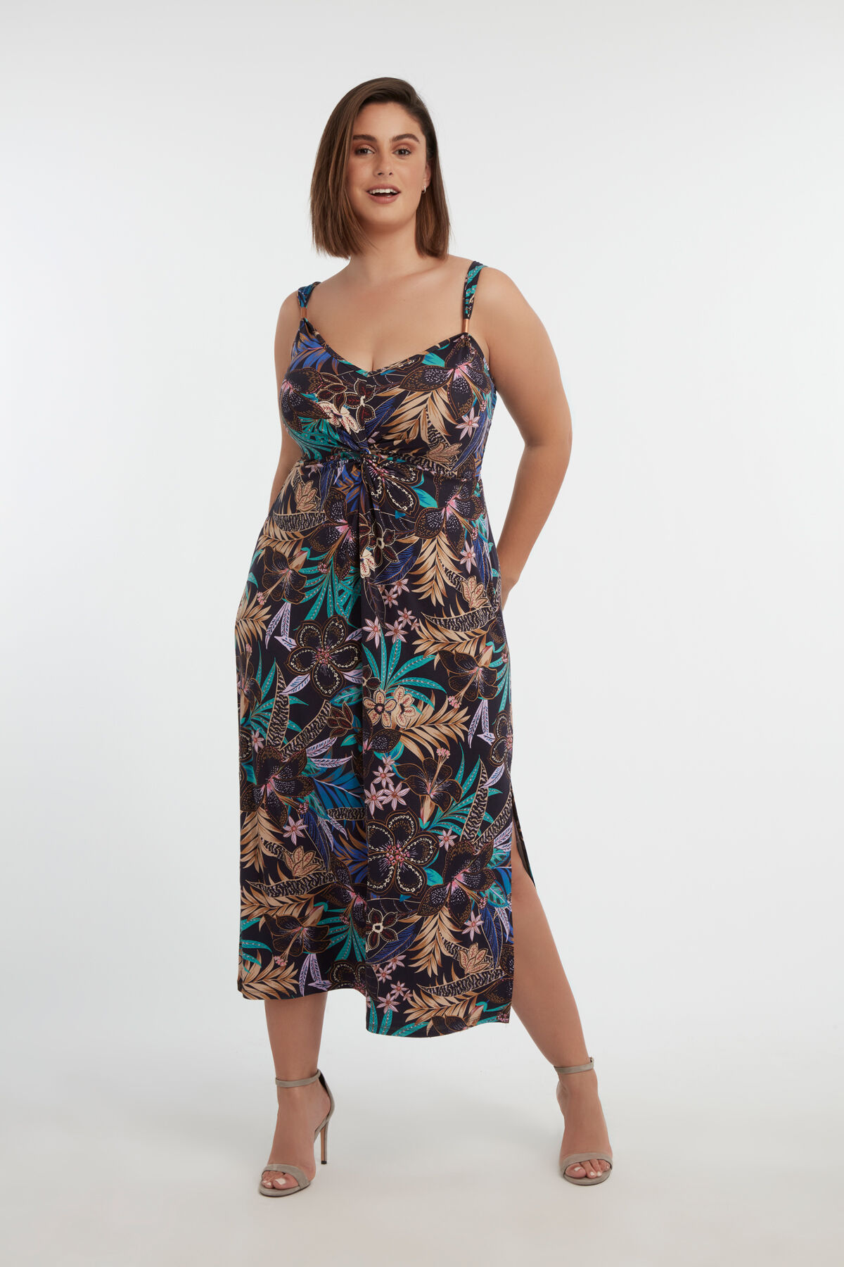 Robe avec imprim&eacute; floral  image number 5